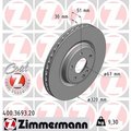Zimmermann Brake Disc - Standard/Coated, 400.3693.20 400.3693.20